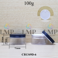 Hũ PET nắp nhôm 100g