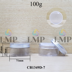 Hũ PET nắp nhôm 100g