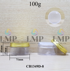 Hũ PET nắp nhôm 100g