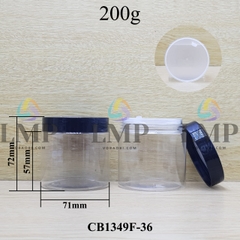 Hũ PET nắp nhựa 200g