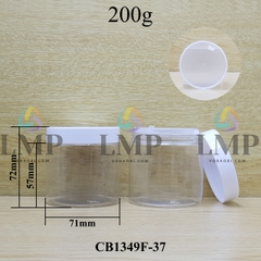 Hũ PET nắp nhựa 200g