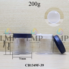 Hũ PET nắp nhựa 200g
