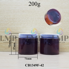 Hũ PET nắp nhựa 200g