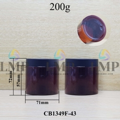 Hũ PET nắp nhựa 200g