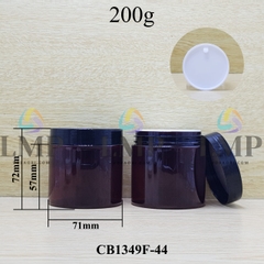 Hũ PET nắp nhựa 200g