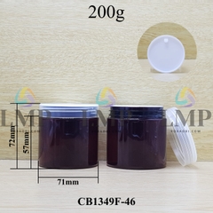Hũ PET nắp nhựa 200g