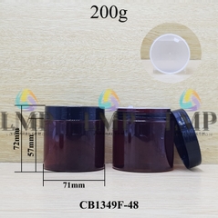 Hũ PET nắp nhựa 200g