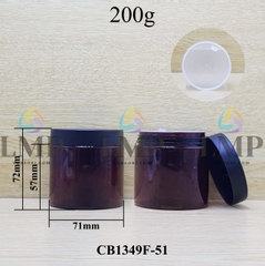 Hũ PET nắp nhựa 200g