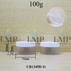Hũ PET nắp nhựa 100g