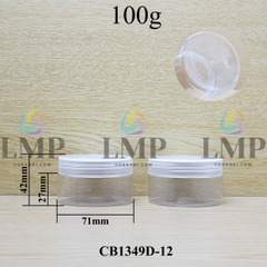 Hũ PET nắp nhựa 100g