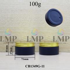 Hũ PET thân mờ nắp nhôm cuốn 100g