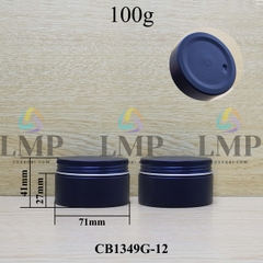 Hũ PET thân mờ nắp nhôm cuốn 100g