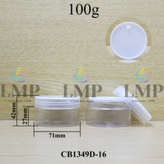 Hũ PET nắp nhựa 100g