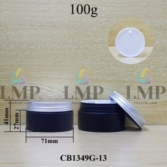 Hũ PET thân mờ nắp nhôm cuốn 100g