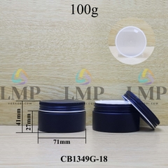 Hũ PET thân mờ nắp nhôm cuốn 100g