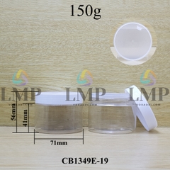 Hũ PET nắp nhựa 150g