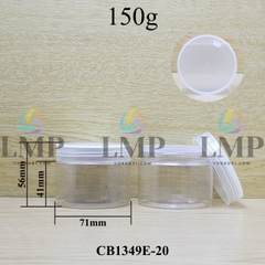 Hũ PET nắp nhựa 150g
