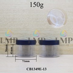 Hũ PET nắp nhựa 150g