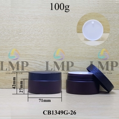 Hũ PET thân mờ nắp nhựa 100g