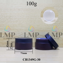 Hũ PET thân mờ nắp nhựa 100g