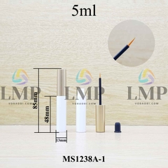 Cây eyeliner thân trắng nắp xi 5ml