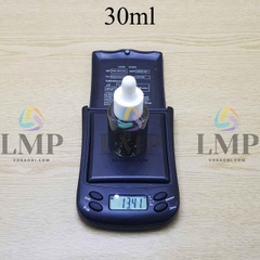 Chai PETG vai ngang nắp bóp khoen nhựa 30ml
