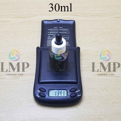 Chai PETG vai ngang nắp bóp khoen nhựa 30ml