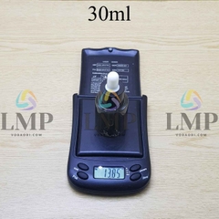 Chai PETG vai ngang nắp bóp khoen nhựa 30ml