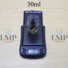 Chai PETG vai ngang nắp bóp khoen nhựa 30ml