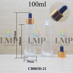 Chai thủy tinh nắp bóp khoen nhôm