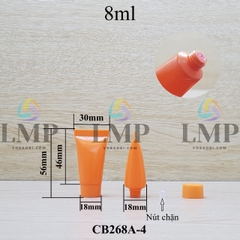 Tuýp nhựa miệng tuýp 5mm nắp vặn 8ml