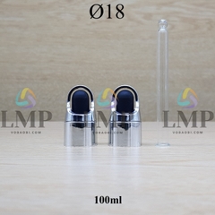 Nắp bóp quai xách Ø18 ( kèm ống thủy tinh )