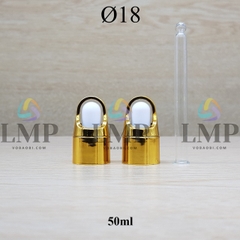Nắp bóp quai xách Ø18 ( kèm ống thủy tinh )