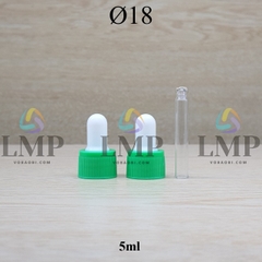 Nắp bóp khoen nhựa sọc Ø18