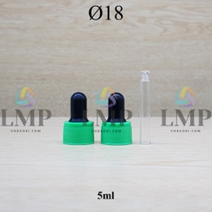 Nắp bóp khoen nhựa sọc Ø18