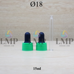 Nắp bóp khoen nhựa sọc Ø18