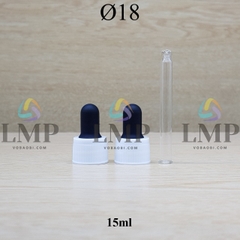 Nắp bóp khoen nhựa sọc Ø18