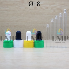 Nắp bóp khoen nhựa sọc Ø18