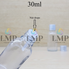 Chai tinh dầu nắp xi 2 viền 30ml