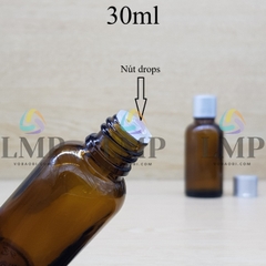 Chai tinh dầu nắp xi 2 viền 30ml