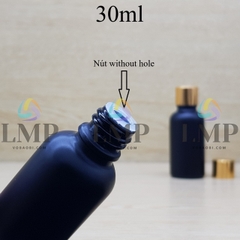 Chai tinh dầu phun mờ nắp xi KO viền 30ml