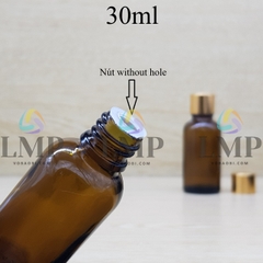 Chai tinh dầu nắp xi KO viền 30ml