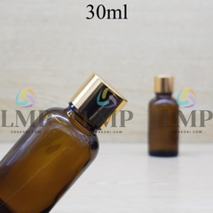 Chai tinh dầu nắp xi KO viền 30ml