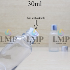 Chai tinh dầu nắp xi KO viền 30ml