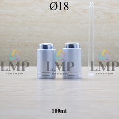 Nắp nhấn Ø18 ( kèm ống thủy tinh )