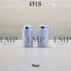 Nắp nhấn Ø18 ( kèm ống thủy tinh )