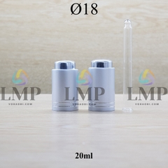 Nắp nhấn Ø18 ( kèm ống thủy tinh )