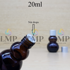 Chai hồ lô nắp xi 2 viền 20ml