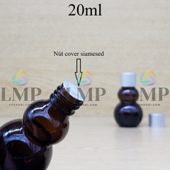 Chai hồ lô nắp xi 2 viền 20ml
