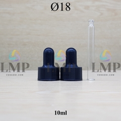 Nắp bóp khoen nhựa sọc Ø18